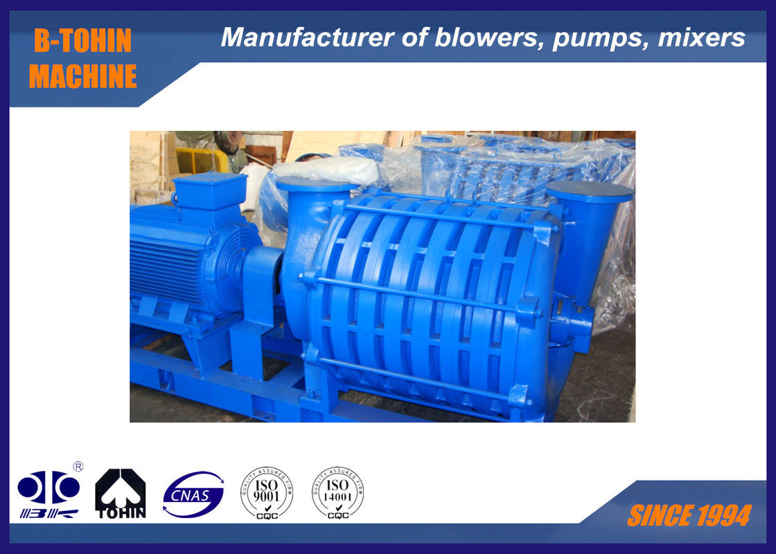 Paper feeding Multistage Centrifugal Blower , multi-group impeller , air capacity 100m3