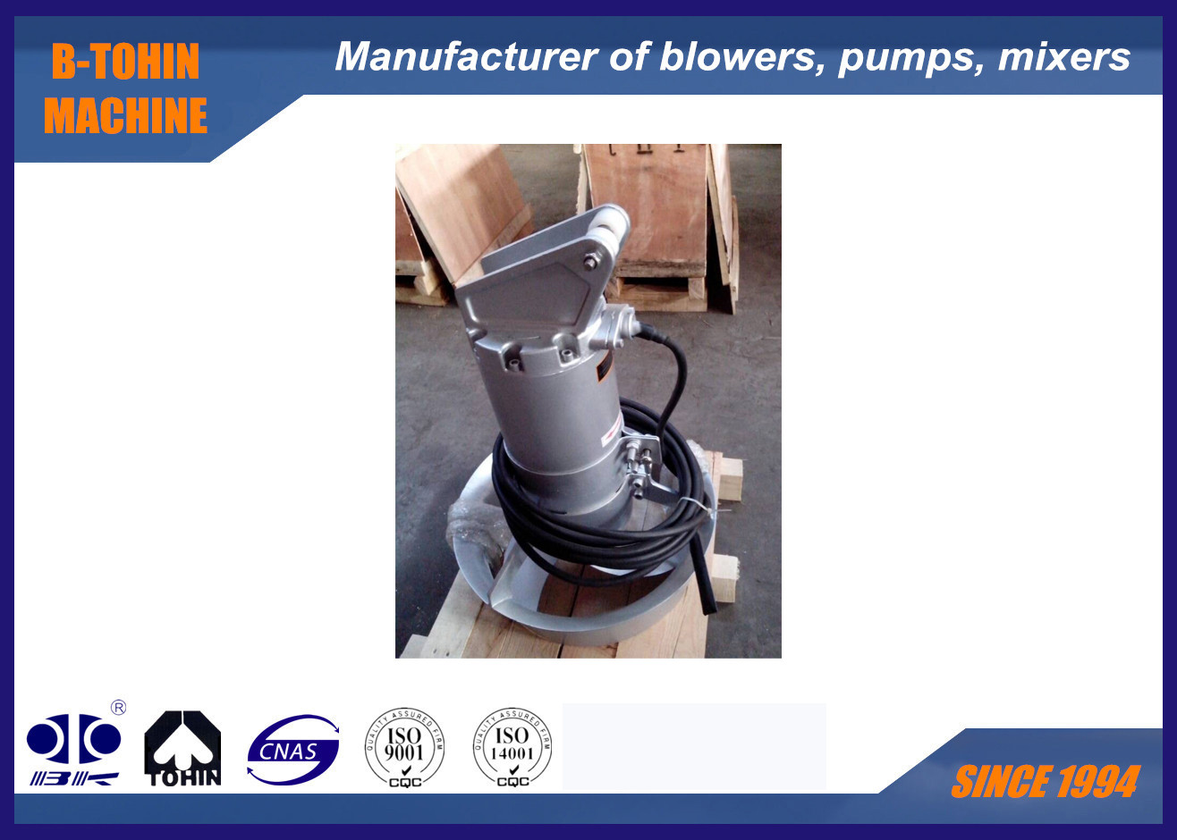 SS304 Submersible water treatment Mixers QJB1.5/8400/3740S, 1.5KW