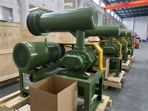 Cast Iron 15KW Three Lobe Roots Blower For Industrial And Transport Oxygen Supply