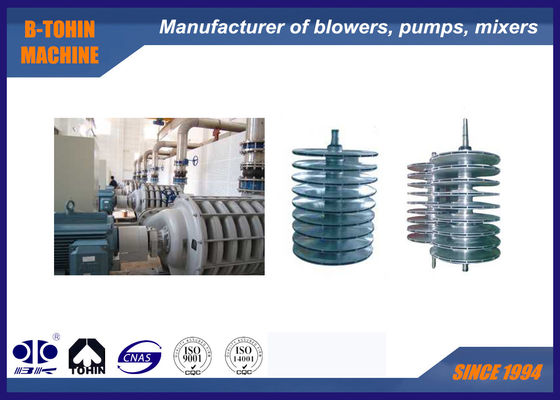Paper feeding Multistage Centrifugal Blower , multi-group impeller , air capacity 100m³/min
