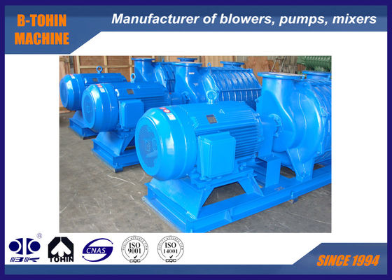 Sewage Backwash Multistage Centrifugal Blower with aluminum impeller , 90m³/min Inlet Pressure