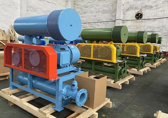 850-2000 Rpm Army Green 3 Lobe Blower For Environmental Protection