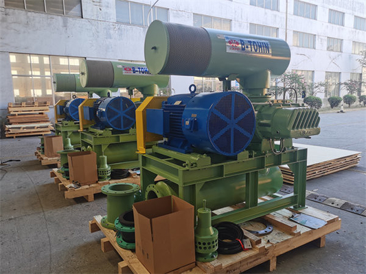 850-2000 Rpm Army Green 3 Lobe Blower For Environmental Protection