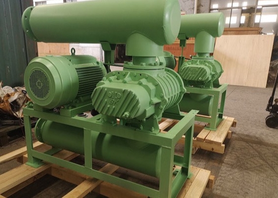80Kpa Water Cooling  High Pressure Three Lobe Roots Blower