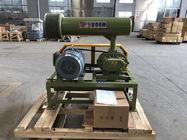 1.5KW-15KW BK Type Three Lobes Roots Blower Of Army Green With Low Noise Economical Energy Consumption