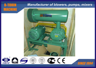 Professional Wrought Iron Three Lobe Roots Blower With Pressure 10-80KPA