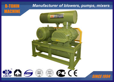 Air Cooling Three Lobe Cement High Pressure Roots Blower 22-160kw Higher Capacity