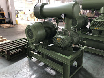 Air Roots Rotary Lobe Blower , 60-100KPA air pneumatic conveying blower