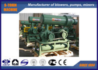 60-100KPA Roots Rotary Lobe Blower , Pneumatic Low Noise Aeration Air Blower