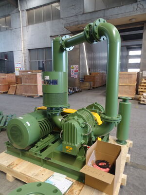 BKD High Pressure ,1.0-1.5 kgf/cm² Pressure, Water Cooling , Two Stages, Three Lobe Roots Air Blower