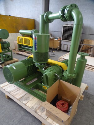 BKD High Pressure ,1.0-1.5 kgf/cm² Pressure, Water Cooling , Two Stages, Three Lobe Roots Air Blower
