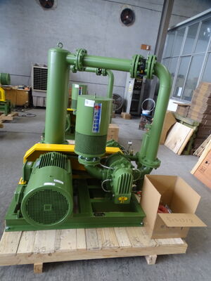 BKD High Pressure ,1.0-1.5 kgf/cm² Pressure, Water Cooling , Two Stages, Three Lobe Roots Air Blower