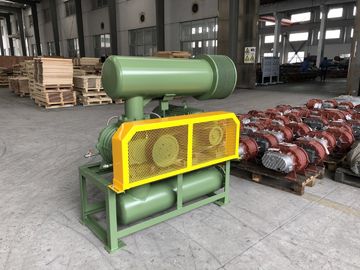 Cast Iron 3 Lobe Roots Blower With Army Green Color , Long Life