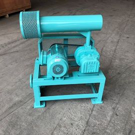 10KPA - 80KPA Pressure Three Lobe Roots Blower DN40 air cooling, vertical installation