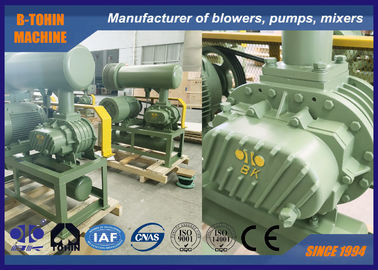 7.38 M3/Min Positive Displacement Cast Iron Three Lobe Roots Blower