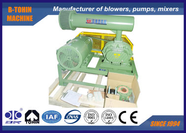 Three Lobe Type Rotary High Pressure Roots Blower High Efficiency 60-100kpa