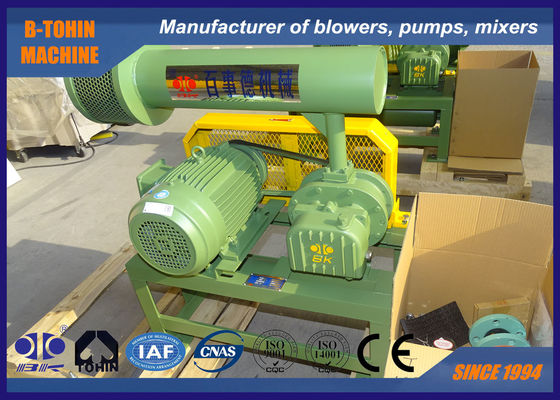 Pressure 10-80KPA Heavy Duty Continuous Three Lobe Roots Blower