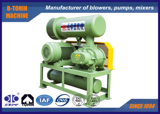 DN40 80KPA, 0.04MPA hospital aeration 3 Lobe cast iron Roots Blower