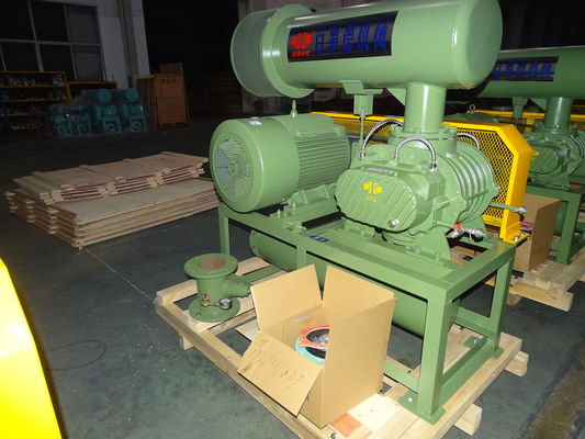 100 Kpa 20m3/Min 6" 55 Kw Cast Iron Mini Roots Blower Three Lobe