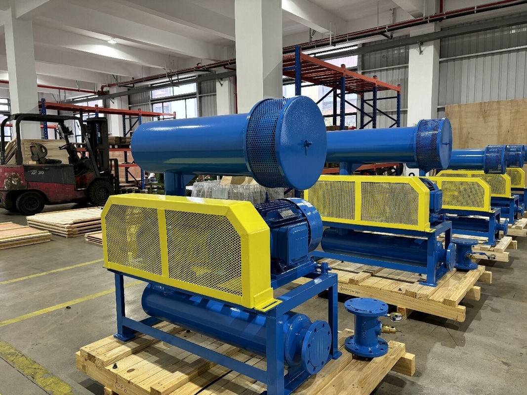 10KPA - 80KPA Three Lobe Roots Blower, used for water treatment and pneumatic conveying