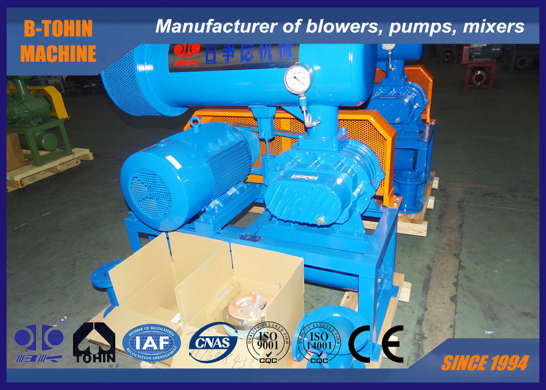 Positive Displacement Three Lobe Roots Blower For Conveying In Cement Plant