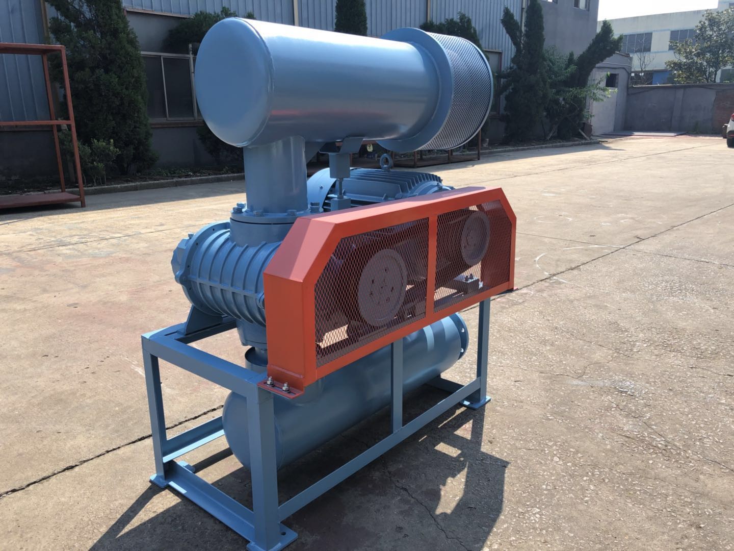 100 4 Inch Port Dia Roots Type Blower High Efficiency Low Energy ...