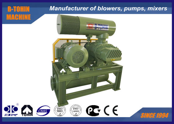 Pressure 80 Kpa Heavy Duty Continuous Three Lobe Roots Vacuum Blower
