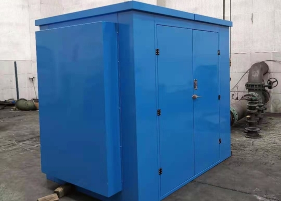 20dB Blue Three Lobe Roots Blower With Acoustic Enclosure