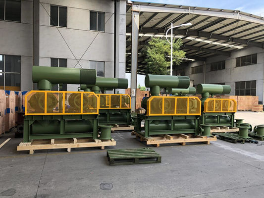 Low Noise Air Three Lobe Roots Blower with Pressure 10-60KPA Roots Aerator