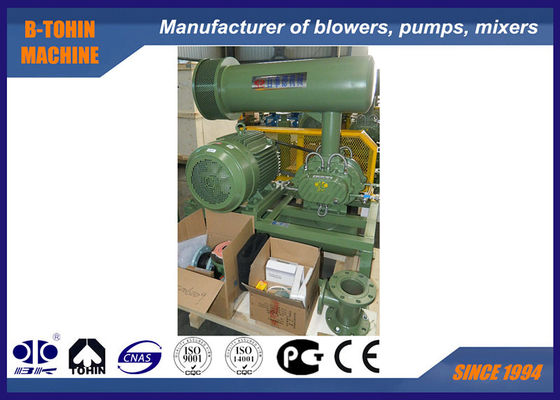 DN100 Roots Rotary Lobe Aeration Blower with maxiumum pressure 100KPA