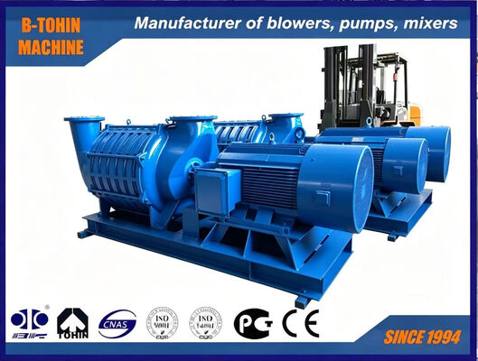 Low Noise High Efficiency D350 Multistage Centrifugal Blower with Compact Structure for Wastewater Treatment