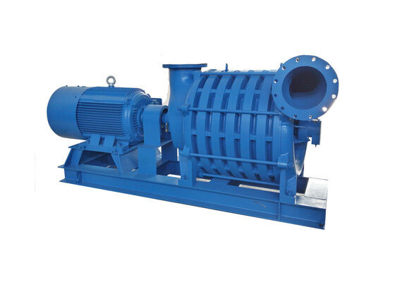 D120 Series Multi-stage 49-98 KPa PLC Control Bearing Lubrication Centrifugal Blower