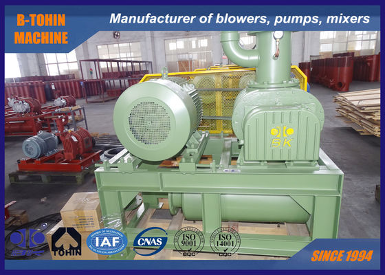 8" Negative Pressure Air 41.09m3/min -70KPA 75KW Root Blower Pump